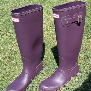 Hunter Dark Purple Boots